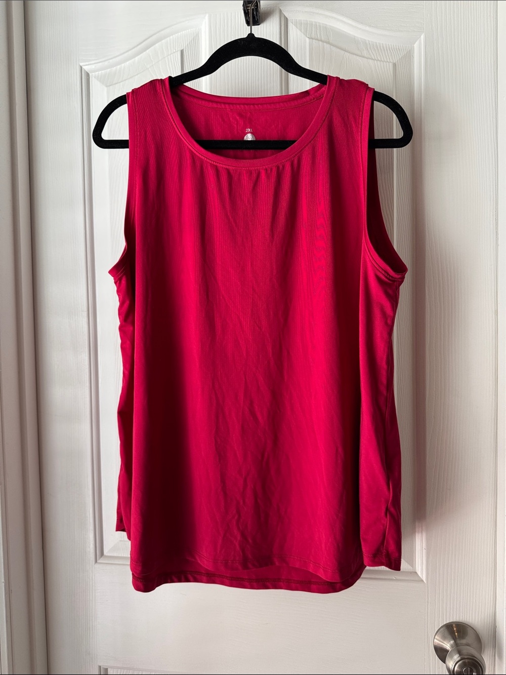 Lalagen Bright Pink Sleeveless Tank Top (21)